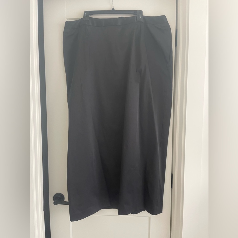 NWT Talbots 22W black formal evening gown skirt with POCKETS